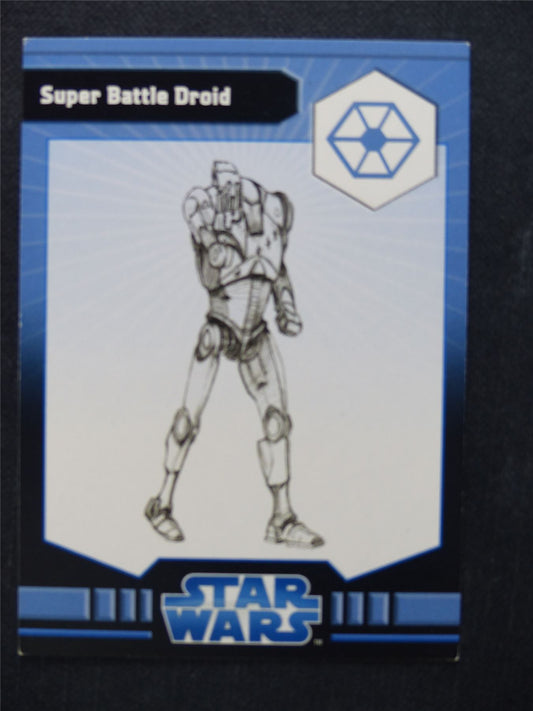 Super Battle Droid 2/6 - Star Wars Miniatures Spare Cards #8I