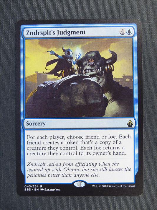 Zndrsplt's Judgment - Mtg Magic Cards #3TM