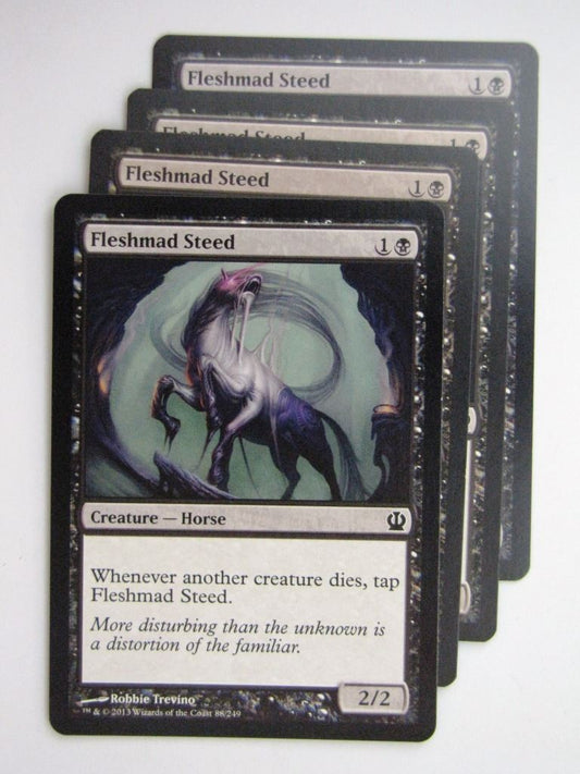 MTG Magic Cards: FLESHMAD STEED x4 Theros playset # 23J91