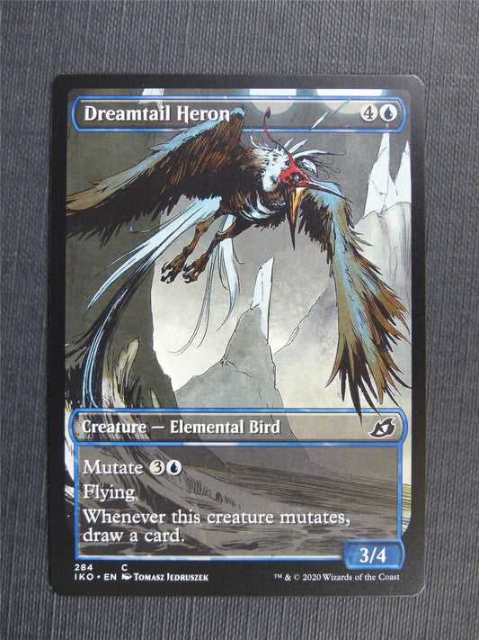 Dreamtail Heron Showcase - IKO - Mtg Card