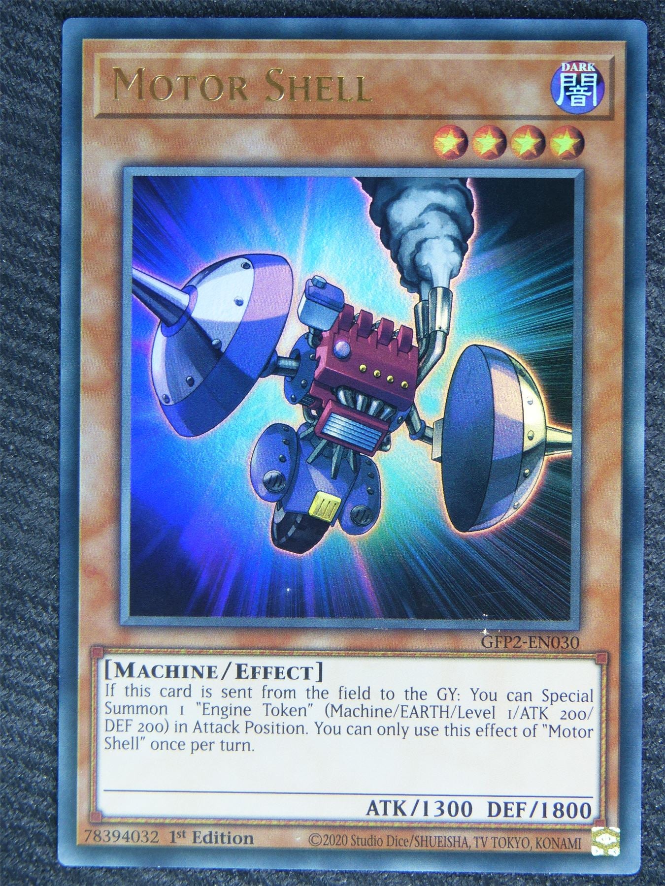 Motor Shell GFP2 Ultra Rare - 1st ed - Yugioh Card #803