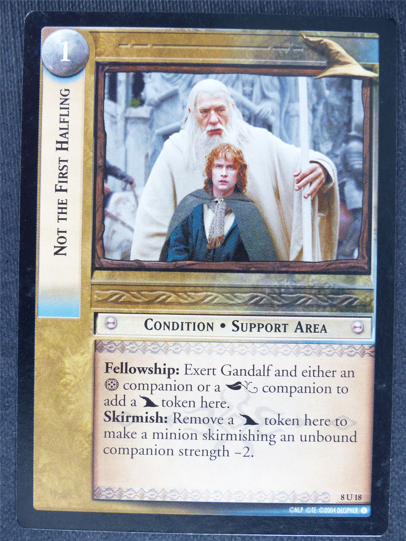 Not The First Halfling 8 U 18 - played - LotR cards #DO