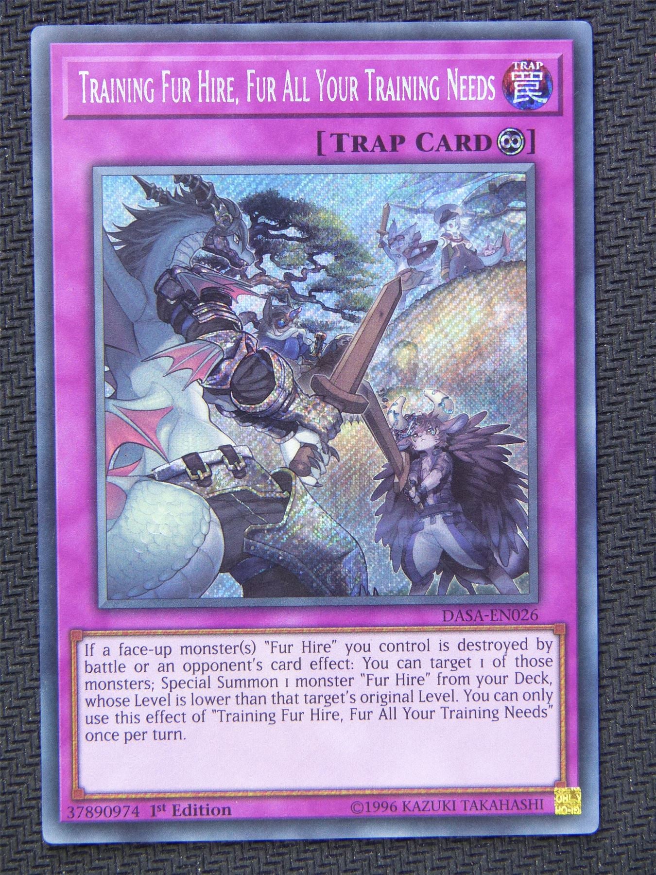 Training Fur Hire All Your Training Needs DASA - Secret Rare - Yugioh Card #5X5