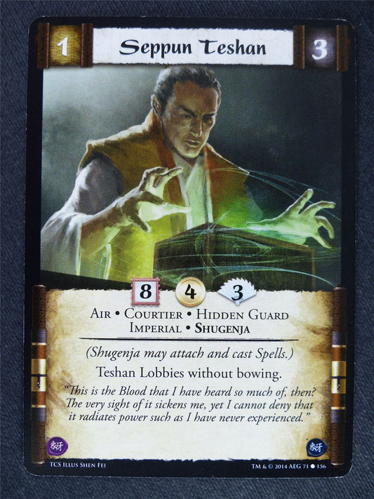 Seppun Teshan - L5R Cards #XK