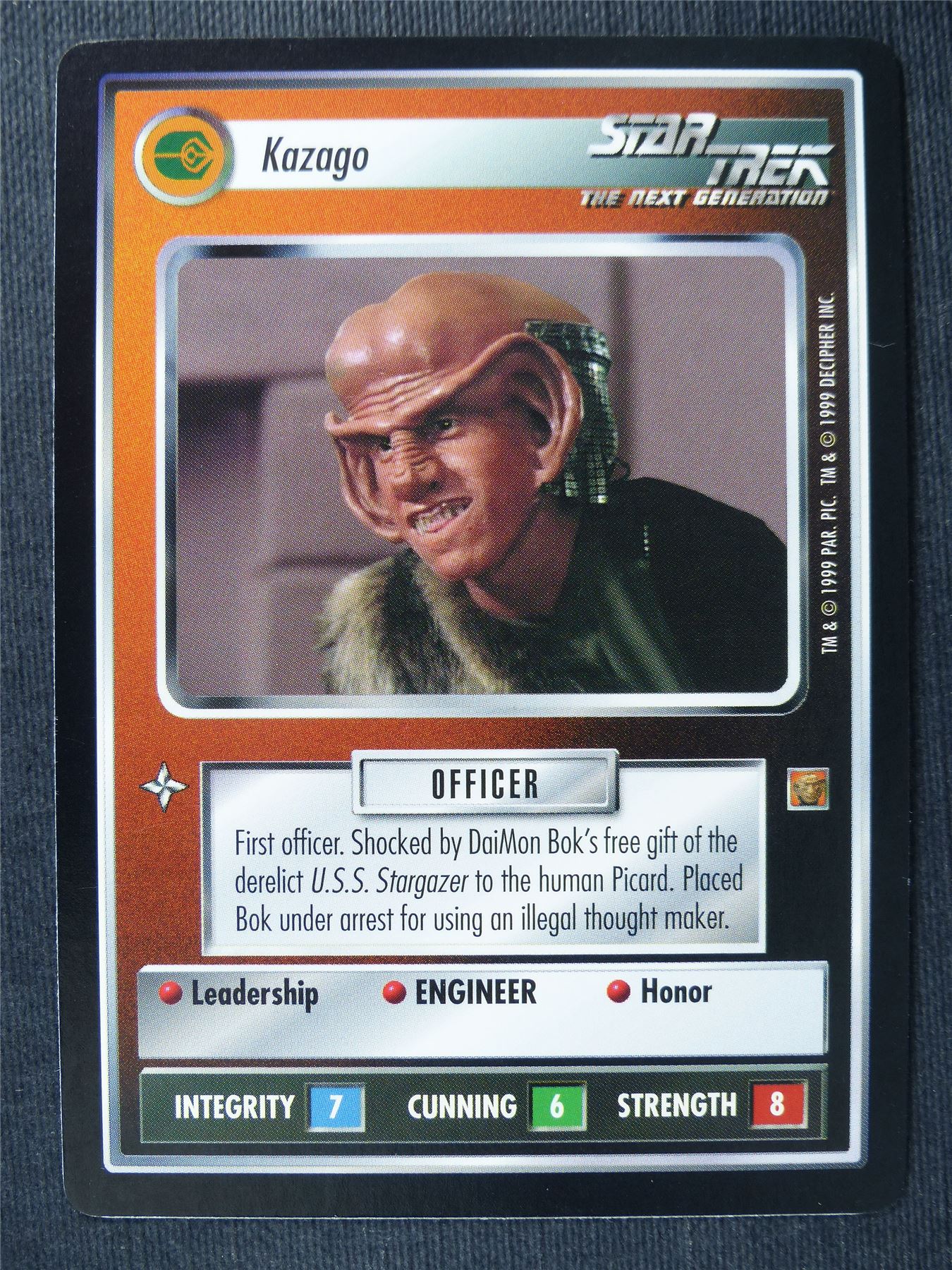 Kazago - NG - Star Trek Cards #14T