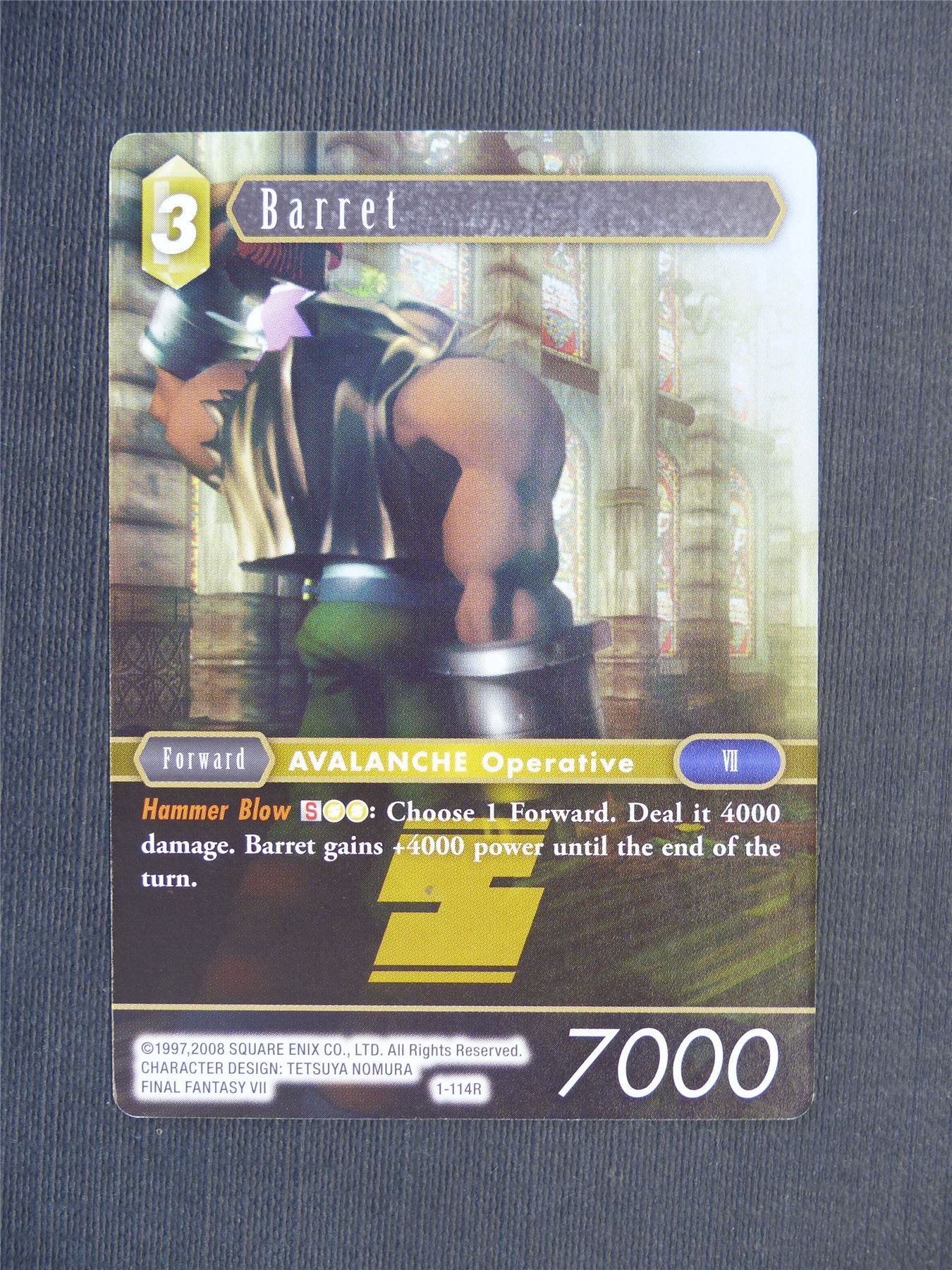 Barret 1-114R - Final Fantasy Cards #5U2