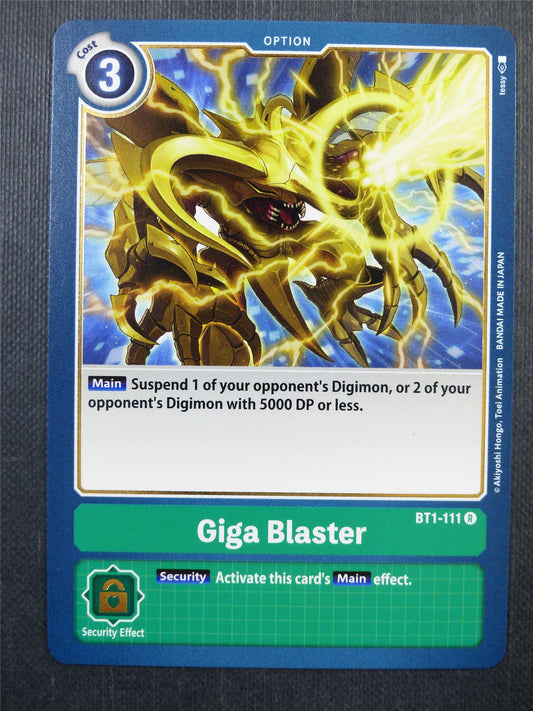 Giga Blaster BT1 R - Digimon Card #457