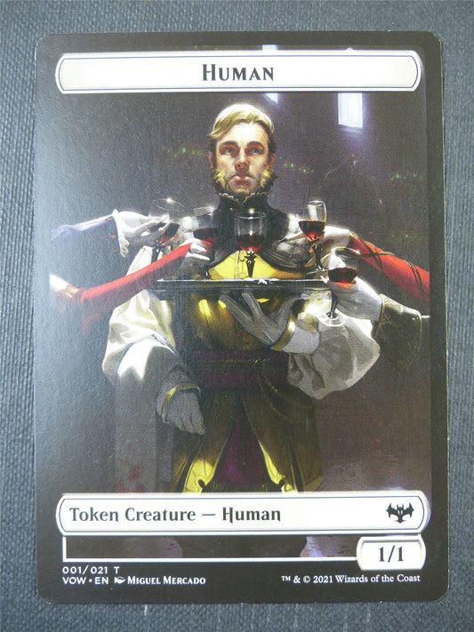 Human Token - Mtg Card #10T