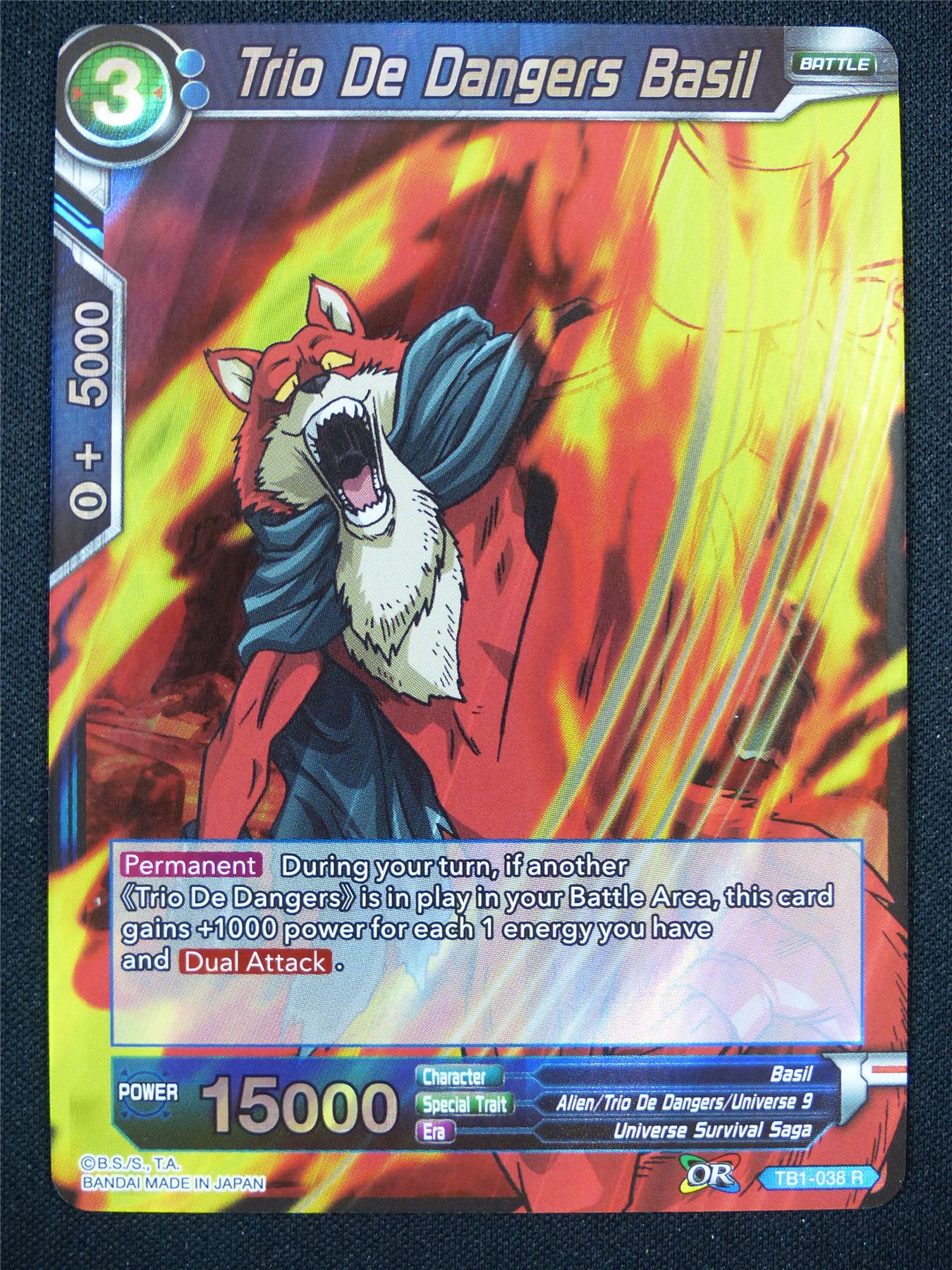 Trio De Dangers Basil TB1-038 R - Dragon Ball Super Card #1CX