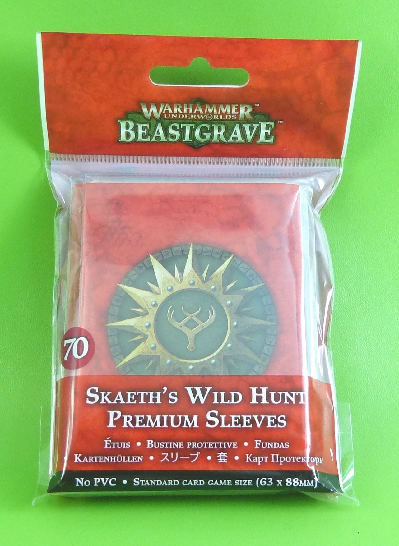 Skaeths Wild Hunt Premium Sleeves - Standard - Underworlds Beastgrave - Warhammer AoS 40k #3RH