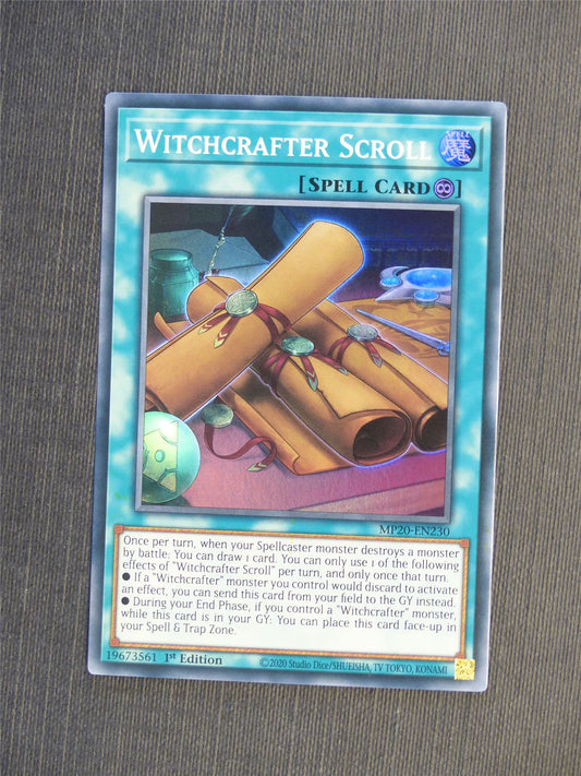 Witchcrafter Scroll MP20 Super Rare - 1st ed - Yugioh Cards #5IV