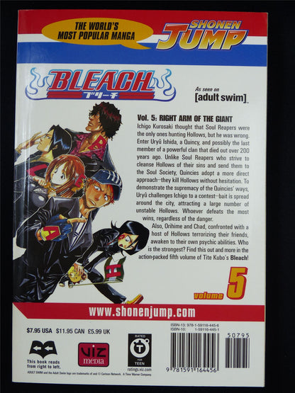 BLEACH volume 5 - Viz Media Manga #1O1