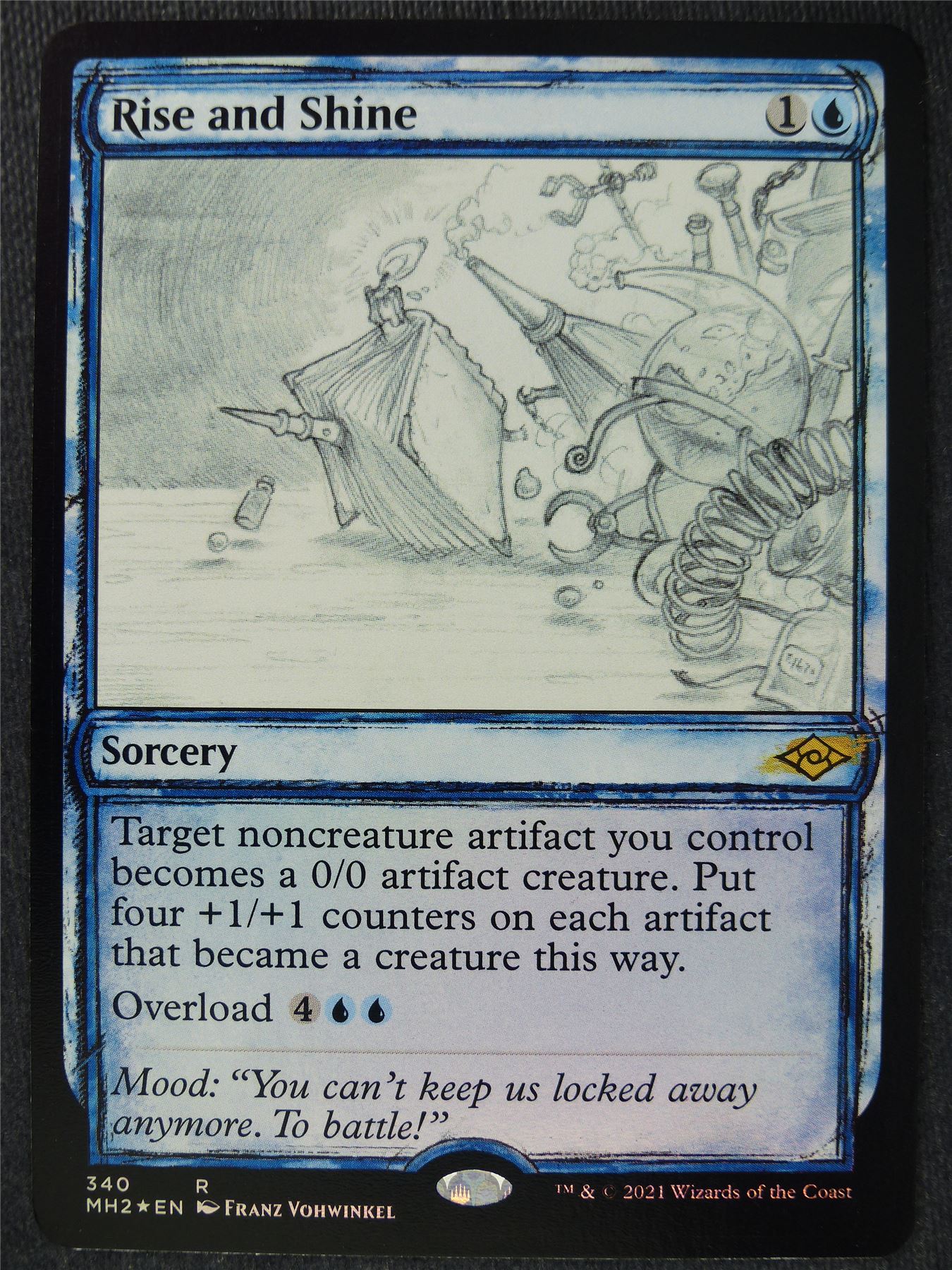 Rise and Shine Sketch Foil - MH2 - Mtg Magic Cards #FC