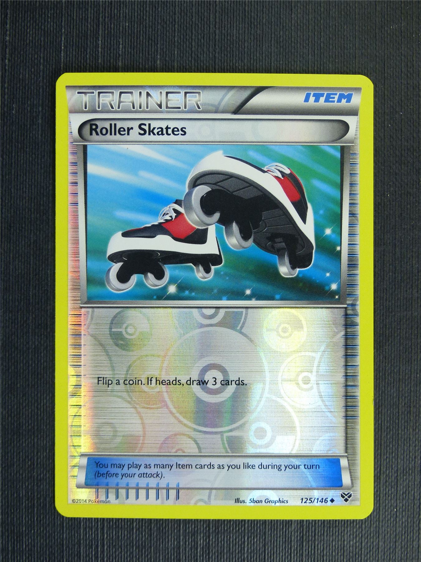 Roller Skates 125/146 Reverse Holo - Pokemon Cards #1IV