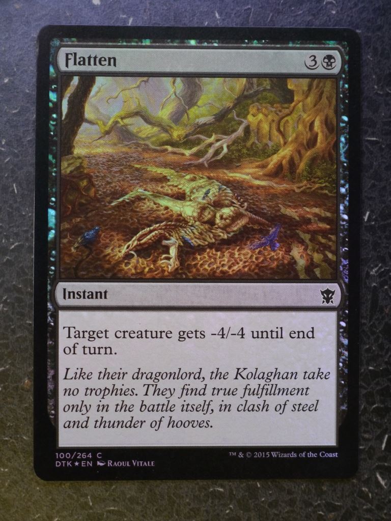 MTG Magic Cards: FLATTEN FOIL # 4J47