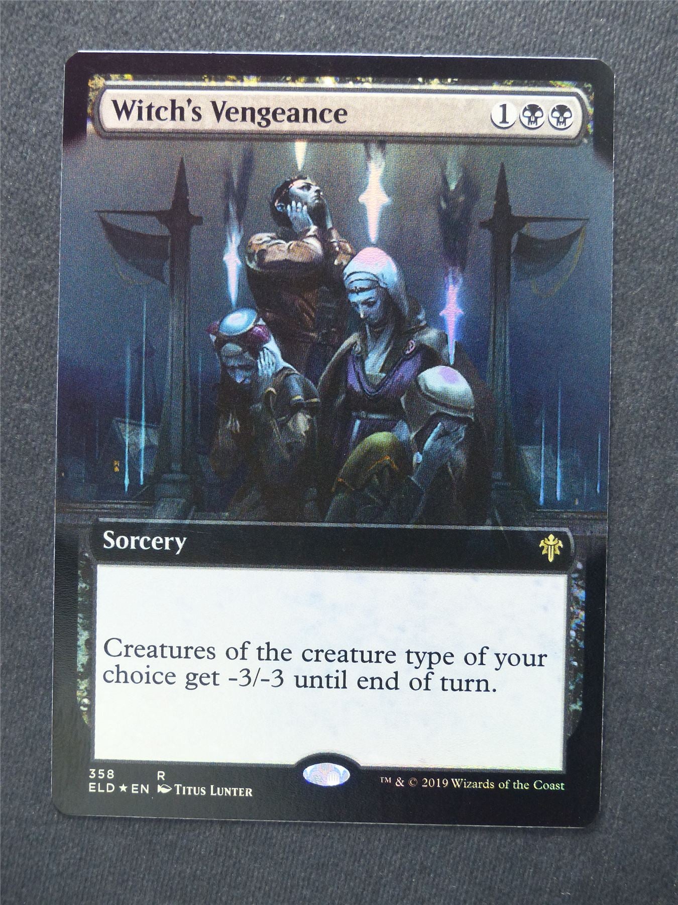 Witch's Vengeance Showcase Foil - Mtg Magic Cards #CB