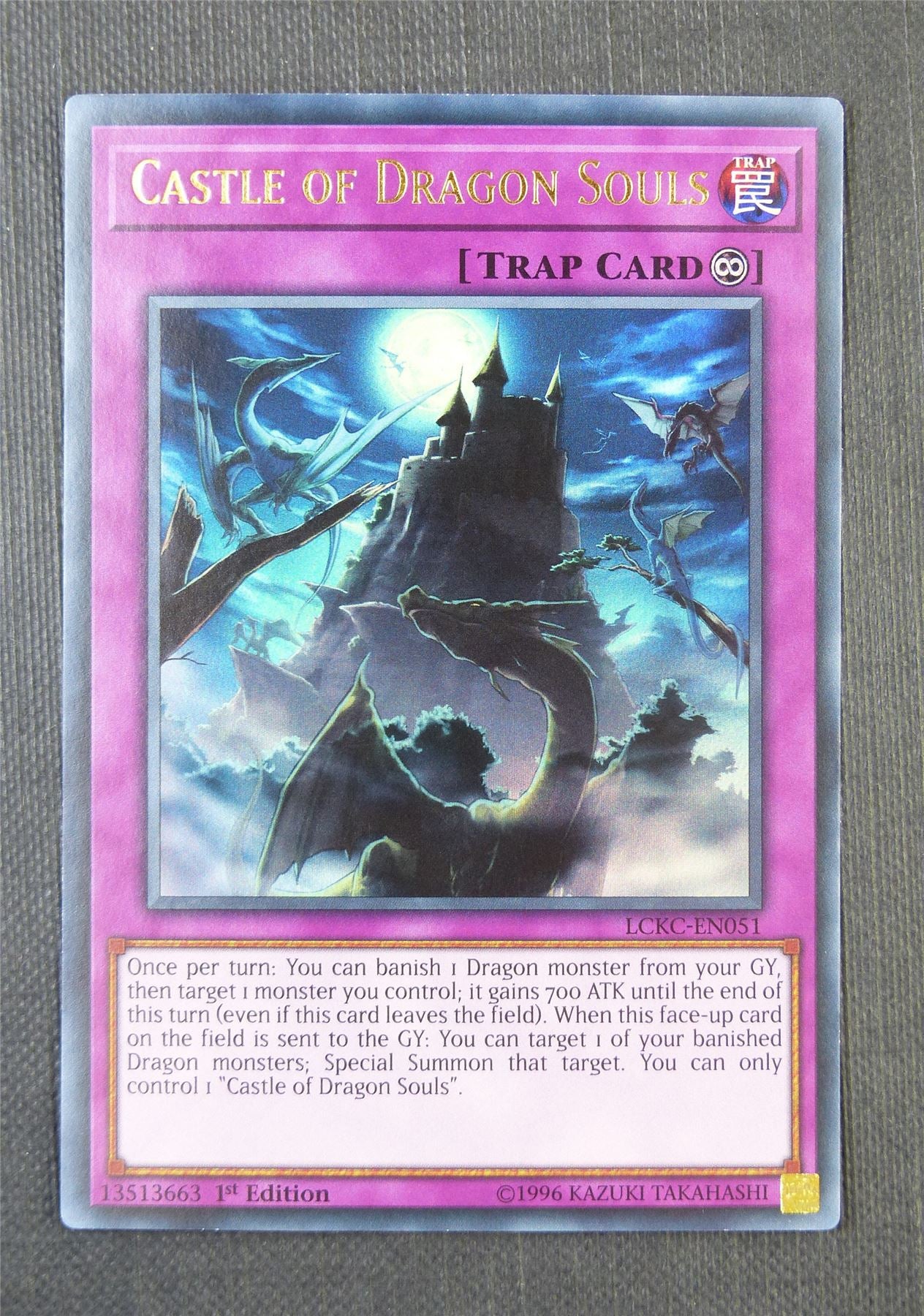 Castle of Dragon Souls LCKC 1st Ed - Ultra Rare - Yugioh Card #7GE