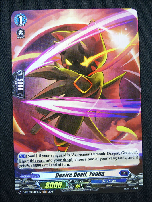 Desire Devil Yaaba D-BT03 H - Vanguard Card #30I