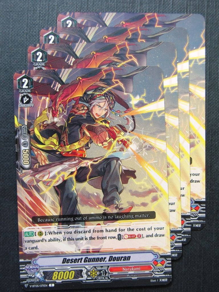 Desert Gunner Douran x4 - V-BT05 - Vanguard Cards #CP