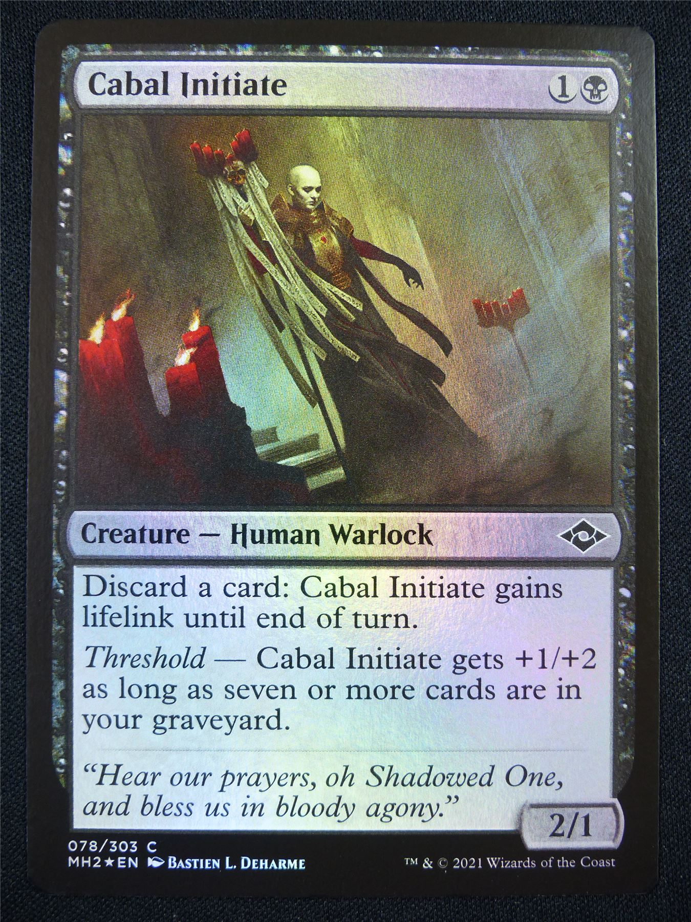 Cabal Initiate Foil - Mtg Card #1NC