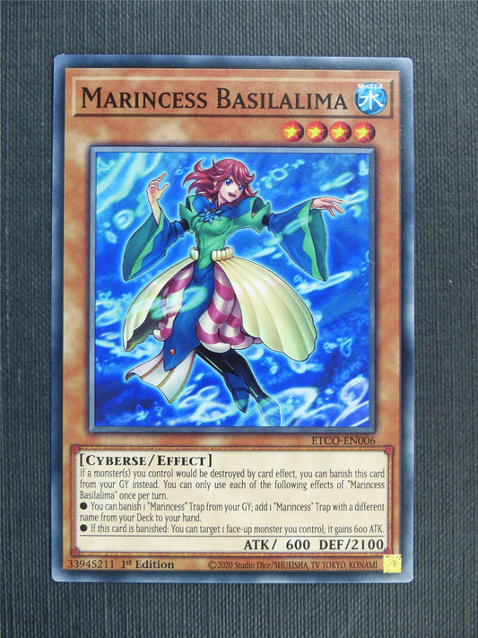 Marincess Basilalima - ETCO - 1st ed Yugioh Card