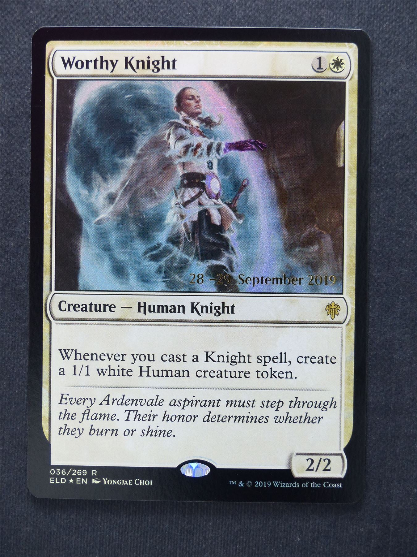 Worthy Knight Promo Foil - Mtg Magic Cards #8B