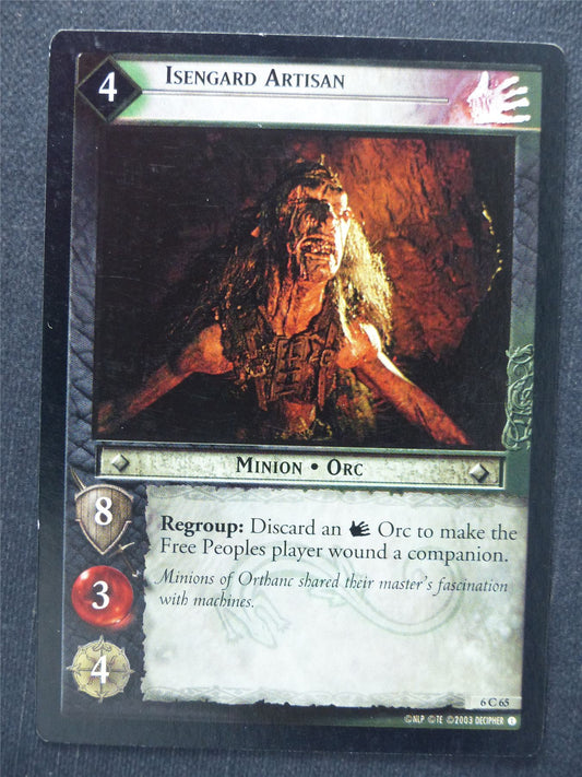 Isengard Artisan 6 C 65 - LotR Cards #RG