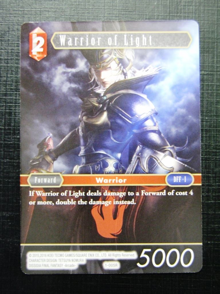 Warrior of Light 1-005R - Final Fantasy Card # 5B54