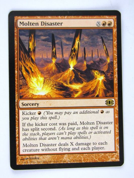 MTG played Cards: MOLTEN DISASTER # 13H18