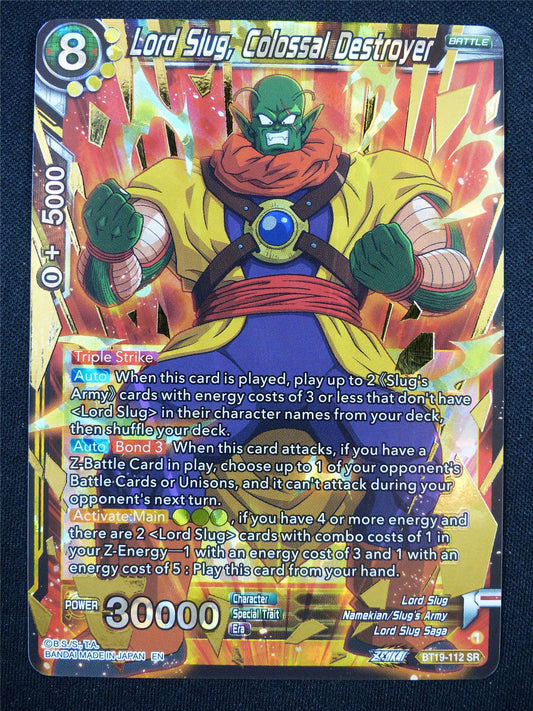Lord Slug Colossal Destroyer SR - Dragon Ball Super Card #ZE
