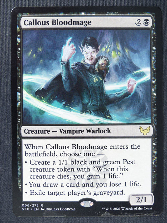 Callous Bloodmage - Mtg Magic Cards #FA