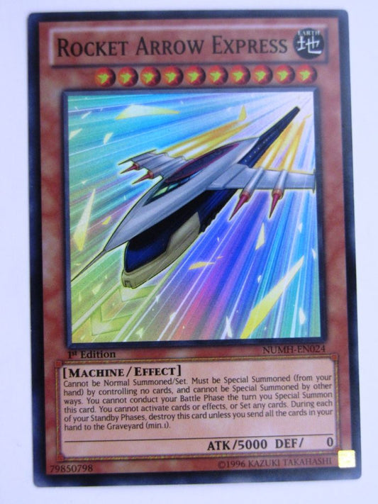 Yugioh Played Cards: ROCKET ARROW EXPRESS NUMH SUPER RARE # 29H22