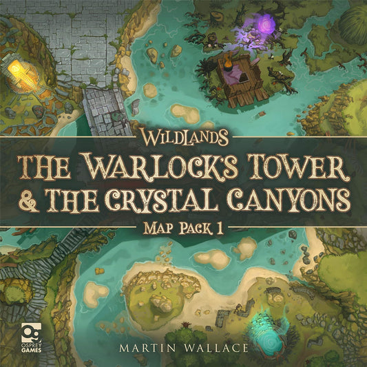 Wildlands - The Warlocks Tower And The Crystal Canyons - Map Pack 1 - Board Game #15D