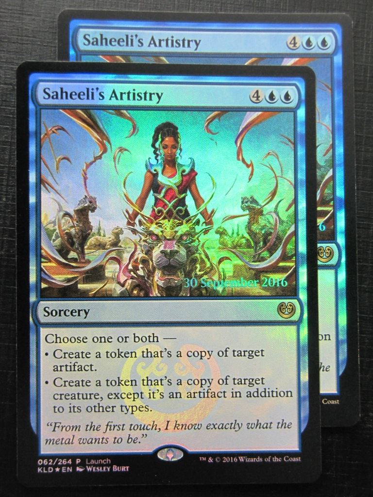 SAHEELI'S ARTISTRY x2 - FOIL Promo - Mtg Card # 3F76