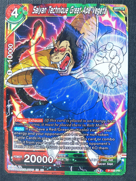 Saiyan Technique Great Ape Vegeta - Mythic Booster - Dragon Ball Super Card #44K