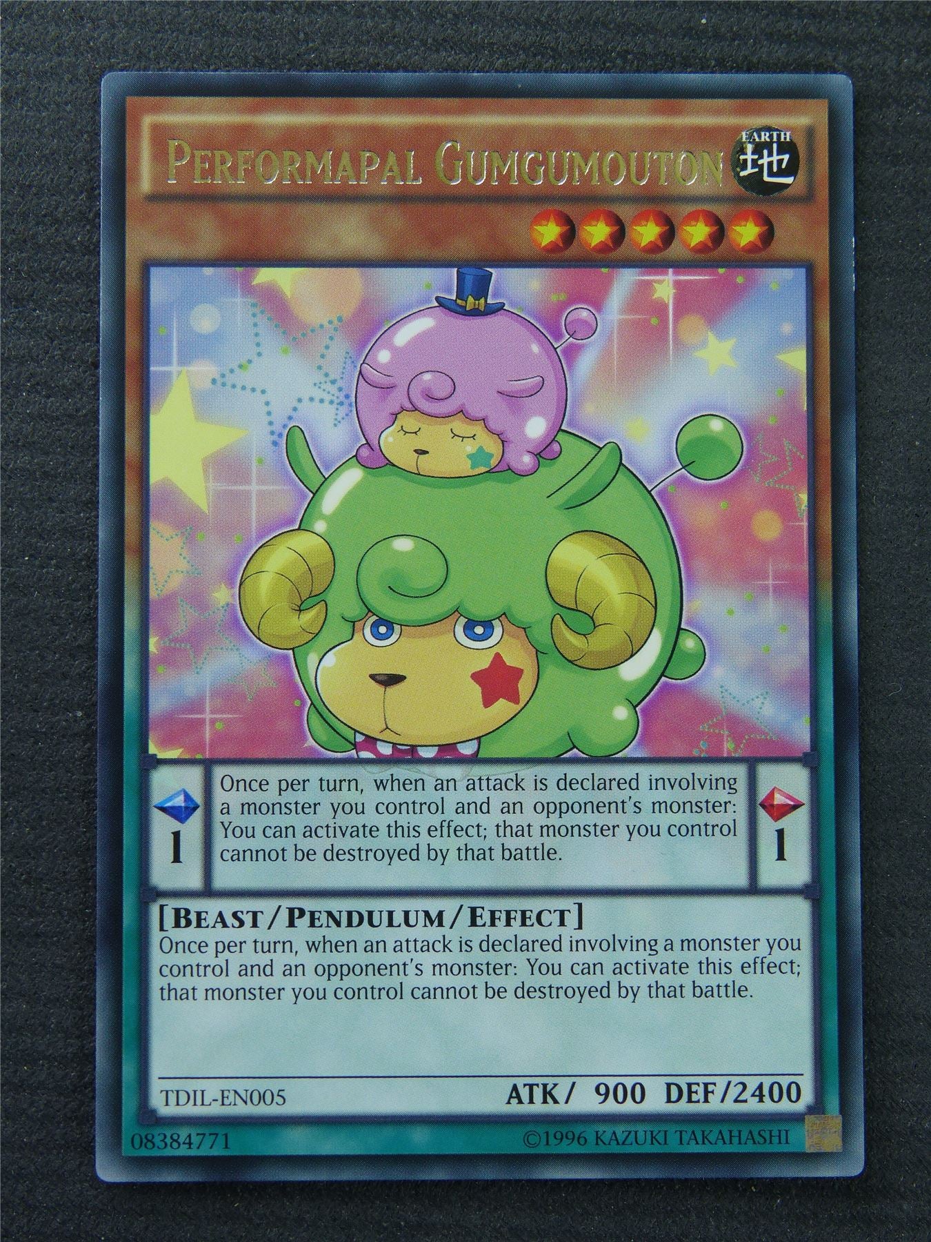 Performapal Gumgummouton TDIL Rare - Yugioh Card #1PD