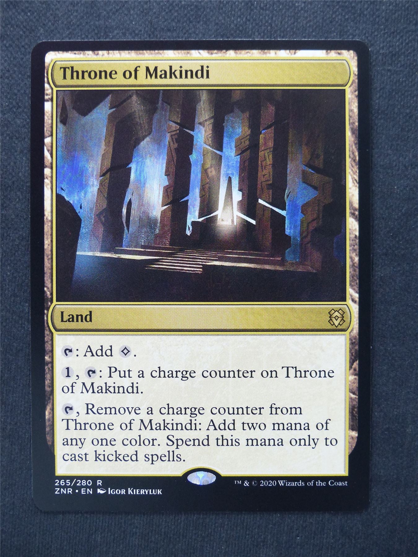 Throne of Makindi - Mtg Magic Cards #7B