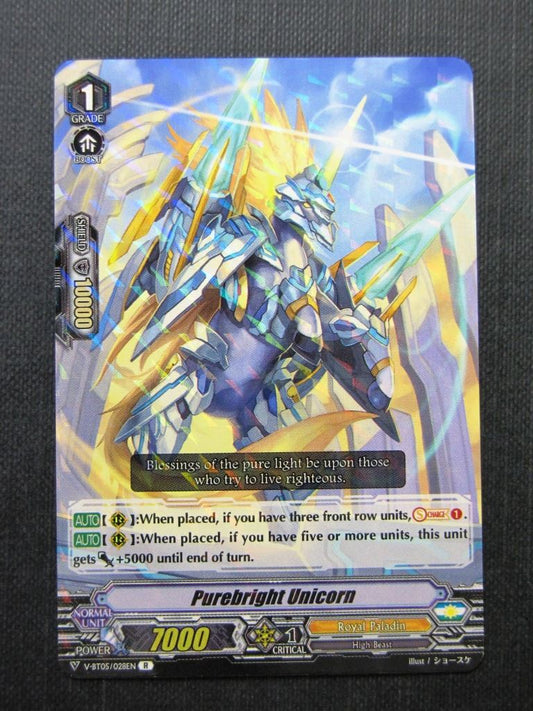 Purebright Unicorn V-BT05 R - Vanguard Cards #3P