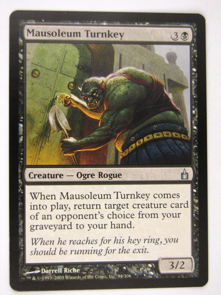 MTG Magic: the Gathering Cards: MAUSOLEUM TURNKEY: RAV