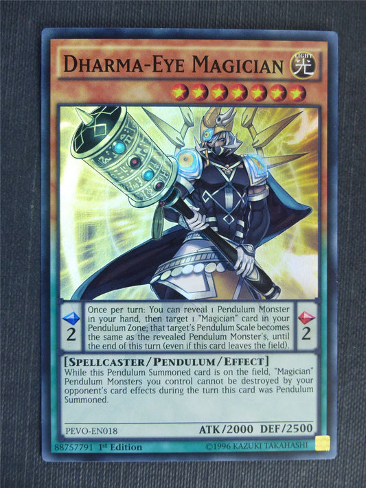 Dharma-Eye Magician PEVO Super Rare - 1st ed - Yugioh Cards #2S8