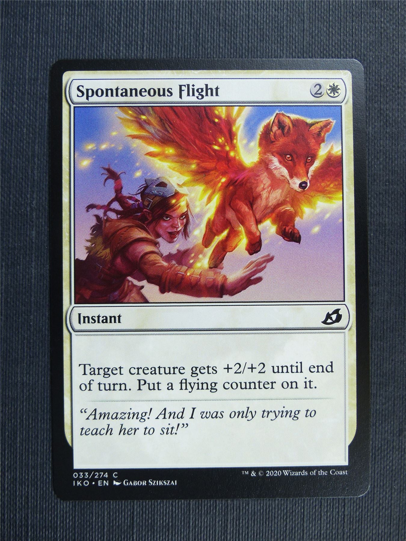 Spontaneous Flight - IKO Mtg Card