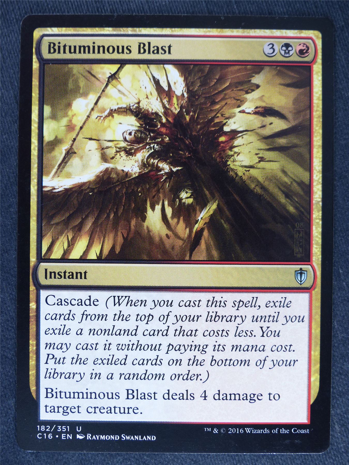 Bituminous Blast - Mtg Magic Cards #NW