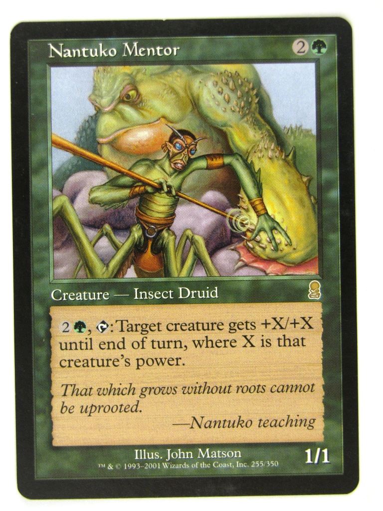 MTG Magic Played Cards: MANTUKO MENTOR # 18G72