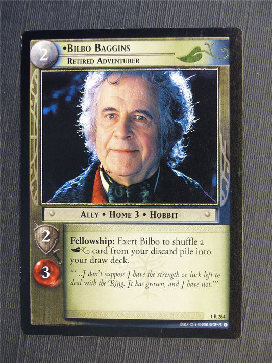 Bilbo Baggins 1 R 284 - LotR Cards #65T