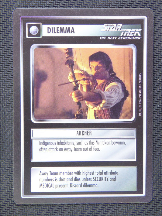 Dilemma Archer - Star Trek CCG Next Gen #58X