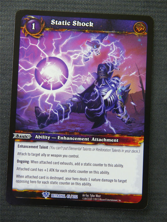 Static Shock - Rare - World Of Warcraft #1NX
