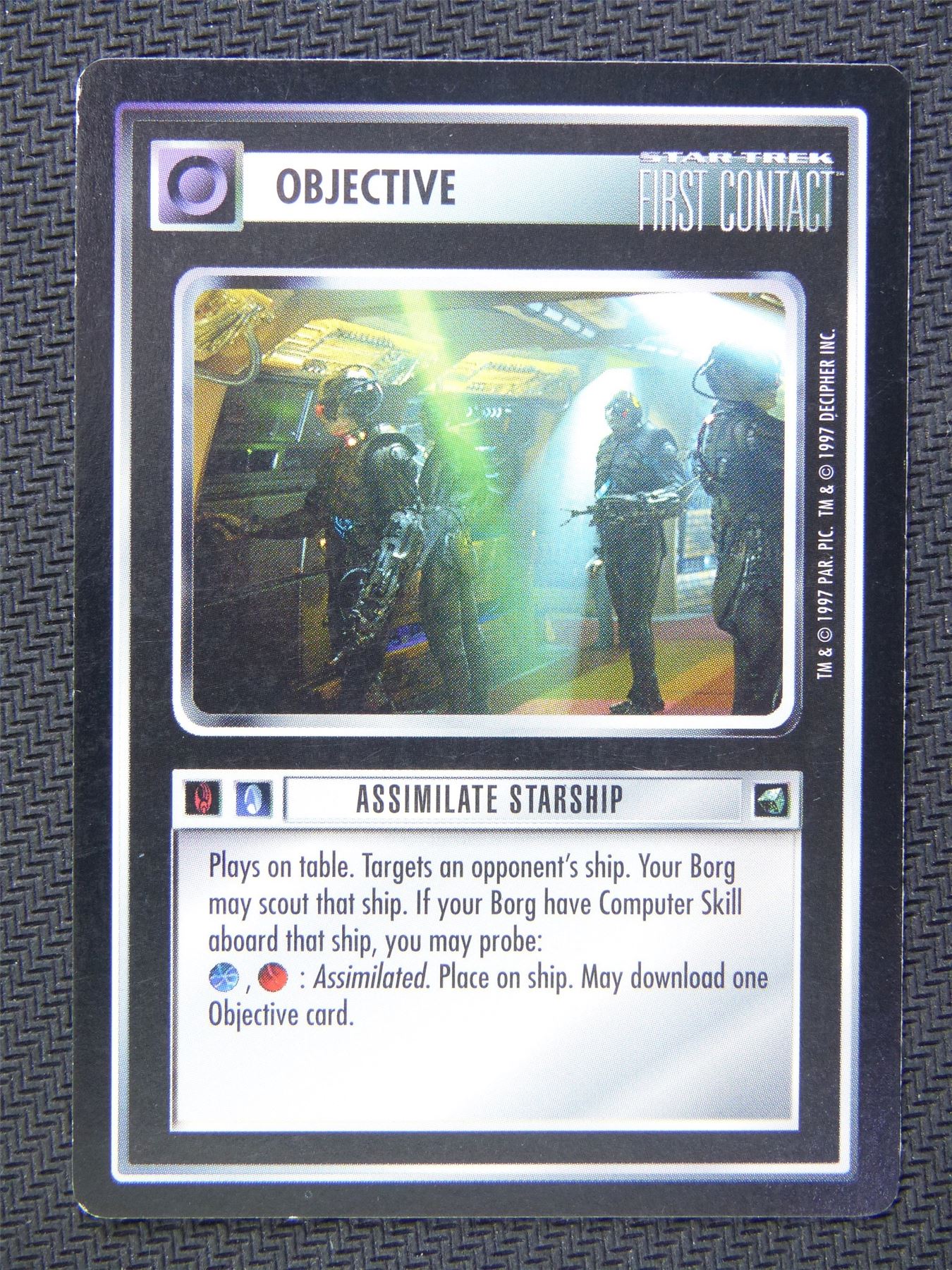 Objective Assimilate Starship - Star Trek CCG First Contact #5BN