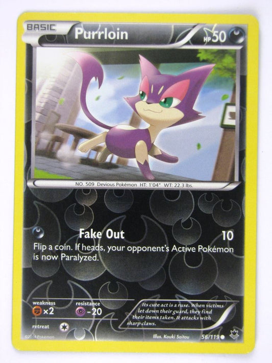 Pokemon Cards: PURRLOIN 56/119 REVERSE HOLO # 20A40