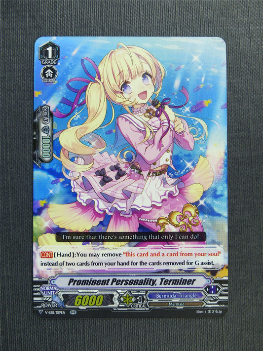 Prominent Personality Terminer V-EB11 RR - Vanguard Cards #1PR