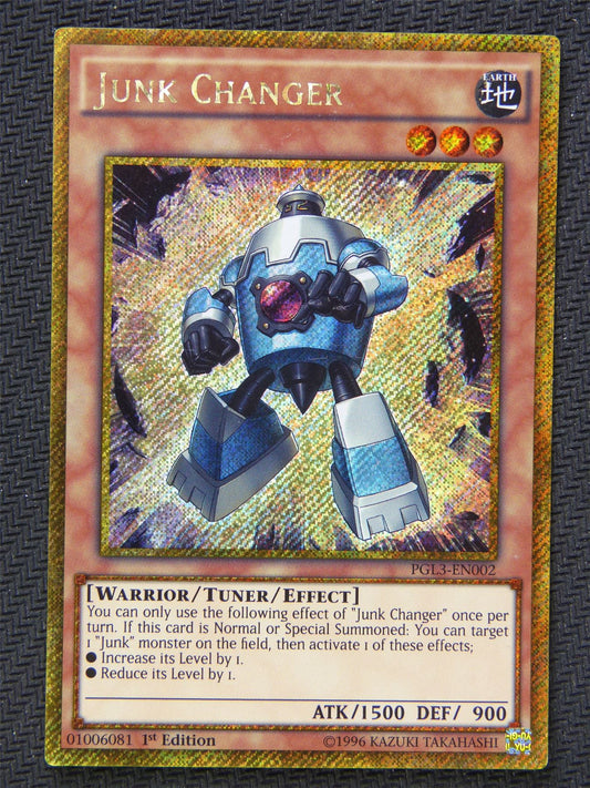 Junk Changer PGL3 Gold - Secret Rare - Yugioh Card #62O